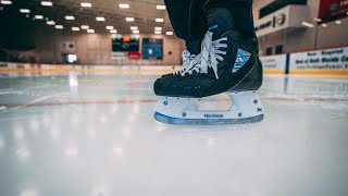 Pro Hockey Player Testing Out The Marsblade Ice Holder