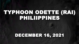 Typhoon Odette (Rai) 2021 - Philippines