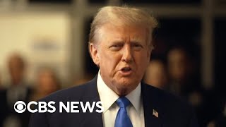 Trump arrives for opening statements in "hush money" trial | Special Report