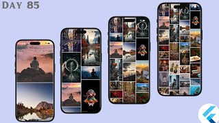 Staggered GridView in Flutter | GridView vs Staggered GridView