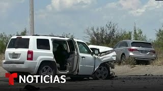Sheinbaum y AMLO sufren un accidente en la primera parada de su gira por México | Noticias Telemundo