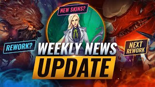 NEW UPDATES: UPCOMING REWORKS + NEW SKINS & MORE - League of Legends