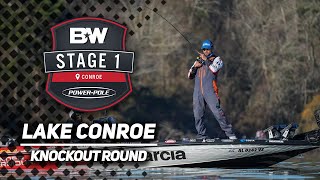 Bass Pro Tour | Stage 1 | Lake Conroe | Knockout Round Highlights