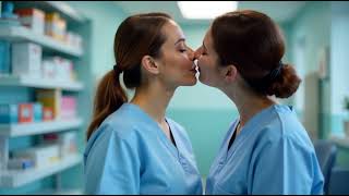 Beautiful Kissing Moments  - Lesbian Kiss