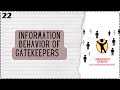 Information Seeking Behavior of Gatekeepers (Cheryl Metoyer-Duran) | Tiny Video Series (#22)