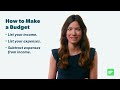 how to make a budget in 5 steps