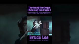 Bruce Lee / The way of the dragon / Return of the dragon #martialarts #trendingytshorts #brucelee