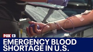 Nation faces emergency blood shortage | FOX 13 Seattle