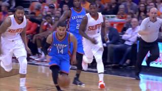 Russell Westbrook's Amazing Dunk   Thunder vs Suns   March 29, 2015   NBA 2014 15 Season