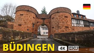 🙏 ROAD TRIP nach BÜDINGEN eine schöne MITTELALTERLICHE STADT Fahren in DEUTSCHLAND (4K UHD) 🤯