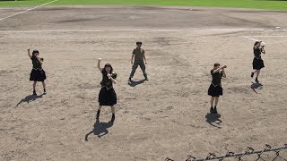 【4K】20170826 西金沢少女団「石川ミリオンスターズ公式戦ご当地アイドルデー」in石川県立野球場