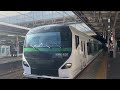 e257系5000番台修学旅行臨時列車大宮駅発車シーンミュージックフォン付き