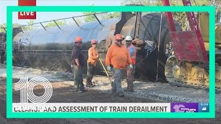 Florida congressman visits Bradenton train derailment site as cleanup begins