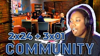 Community | 2x24 & 3x01 | First Time Watching REACTION