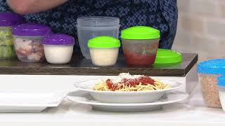 Sistema To Go 9-Piece Snack 'n' Nest Storage Set on QVC