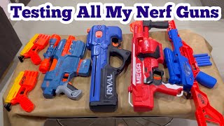 Testing All My Nerf Guns - Nerf N-Strike Mega Rotofury Blaster - Nerf Phoenix Elite 2.0 #nerfindia