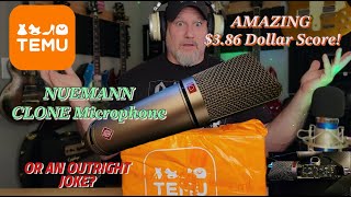 TEMU $3.86  Microphone Neumann U87 Clone : Unboxing, Sound Test \u0026 Review - Did I Just Get Scammed?