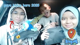 UNBOXING WITH ME ‼️BELI BARANG HIKING UTK AZAM TAHUN BARU 😅 GAYA HIDUP SIHAT 🌿⛰️ #2024