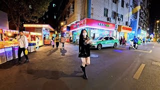 工厂打工人的夜生活，厦门城中村街景Nightlife of factory workers, street scene of Xiamen City Village#china #nightlife