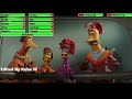 Chicken Run: Dawn of the Nugget (2023) Final Battle with healthbars 4/4