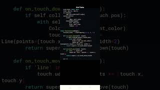 Beautiful Drawing App Using Kivy. Build Apps Using Python for Android, iOS , Desktop . #kivy #python