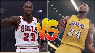 Michael Jordan vs Kobe Bryant | All-Time Chicago Bulls vs All-Time Los Angeles Lakers | NBA 2K20