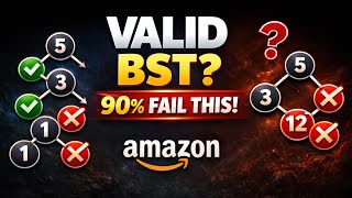 Valid Binary Search Tree (Amazon Interview Problem) | Clean Recursive Logic Explained