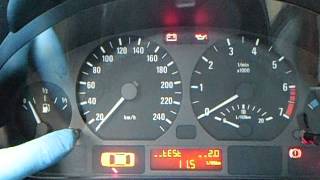 Test zegarów BMW e46   by WBcars speedometer test clock