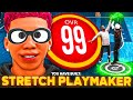 This 99 STRETCH PLAYMAKER might be the BEST 1v1 stage build on NBA 2K22