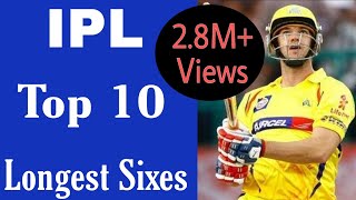 IPL top 10 longest sixes in Super Six challenge
