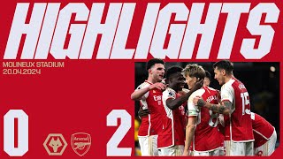 TROSSARD AND ODEGAARD SECURE ALL THREE POINTS 🤩 | HIGHLIGHTS | Wolves vs Arsenal