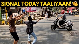 SPECIAL TRIBUTE FOR JUMPING TRAFFIC SIGNAL | TRAFFIC SIGNAL PE TRIBUTE | BECAUSE WHY NOT PRANK