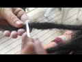 dreadlock crochet maintenance