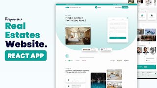 🏠 React JS Tutorial with Tailwind CSS - Real Estates Website | Download Full Source Code.