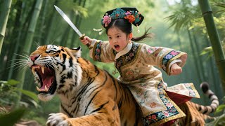 猛虎扑向小皇子瞬间！八岁小女孩单手制服猛虎！
