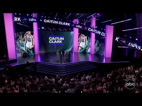 Caitlin Clark wins 2 ESPY Awards