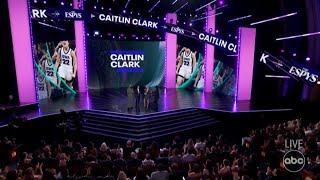Caitlin Clark wins 2 ESPY Awards