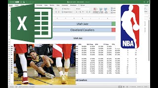 PREDICT NBA Games on Excel | Adjusting Player Minutes