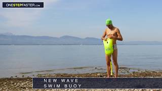 Swimming buoy for triathlon training  and open water swimming in the lake and in the ocean