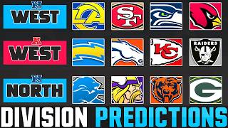 How I Think Every NFL Division Will Finish in 2026