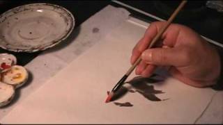 Goldfish - How to Make Use of Watermarks in Chinese Painting on Rice Paper