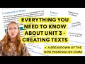 Everything you Need to Know about Unit 3, Creating Texts