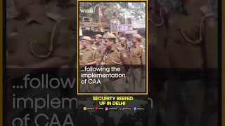 Delhi Police holds a flag march in Delhi following implementationn of CAA | WION Shorts