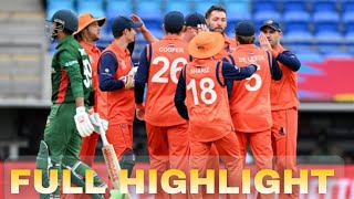 Bangladesh vs Netherland Highlights Match | T20 world cup | Bangladesh vs NED | NED vs BAN