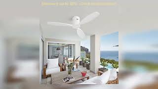 #Sofucor Modern 52-inch DC Ceiling Fans With Remote Control Without Light Home Fan