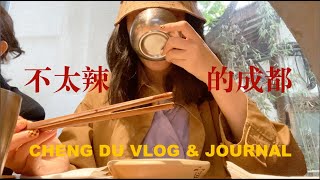 VLOG 85｜ 不太辣的成都 \u0026 旅行手帐 ChengDu Vlog \u0026 Journal