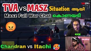 TVA VS MASZ situation ആയപ്പോൾ 👀😡chandran vs Itachi 🥵😱#eaglegaming #tva #blindrebel