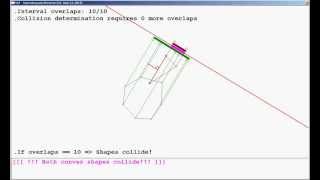 C++ SAT Separating Axis Theorem Graphical Tutorial