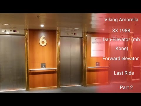 Viking Line Ms Amorella 3x 1988 Dan Elevator Mb Kone Part 2 Forward