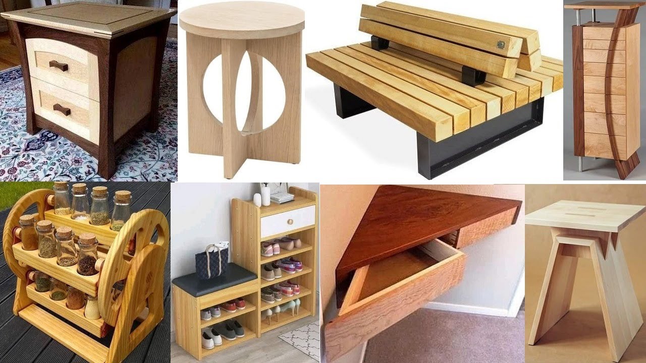 Wood furniture ideas for your home decor /wooden decorative pieces ideas /Woodworking project ideas